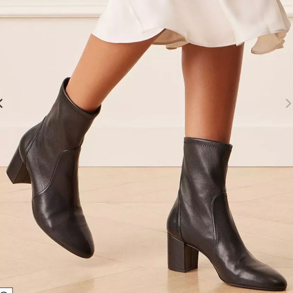 Stuart Weitzman Yuliana Slip-On Ankle Boots - Picture 2 of 8